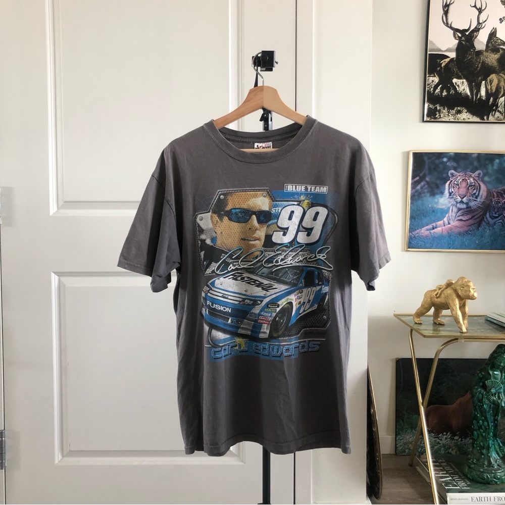 Carl edwards nascar racing tee shirt